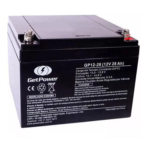Bateria para Cadeira de Rodas 12v 28ah GP12 28